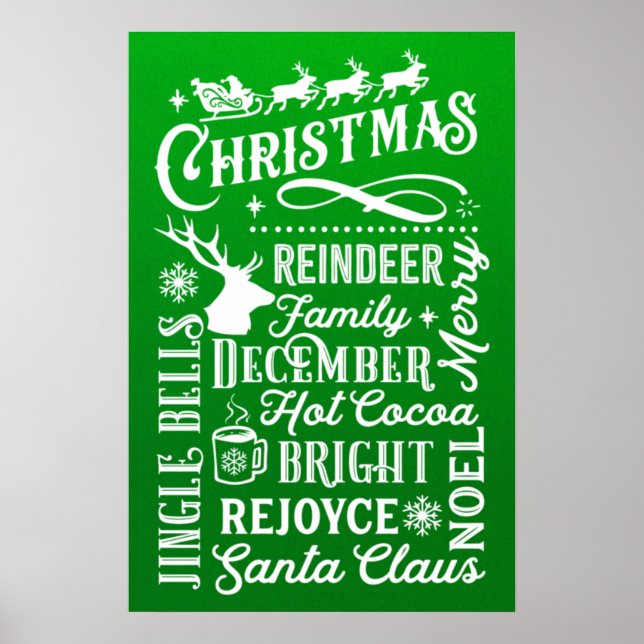 Poster métro de Noël (Devant)