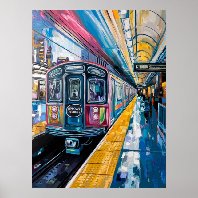 Poster Métro Express Uptown (Devant)