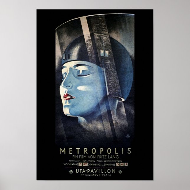 Poster Metropolis 1927 (Devant)