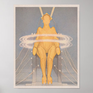 Poster Metropolis (1927) - L'art Maschinenmensch