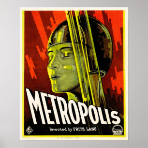 Poster METROPOLIS réalisé par Fritz Lang 1927