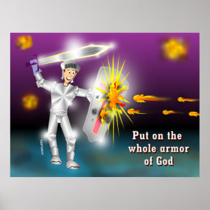 Poster Mets sur toute l'armure de Dieu
