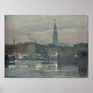 Poster Mettant sur les lumières, 1904