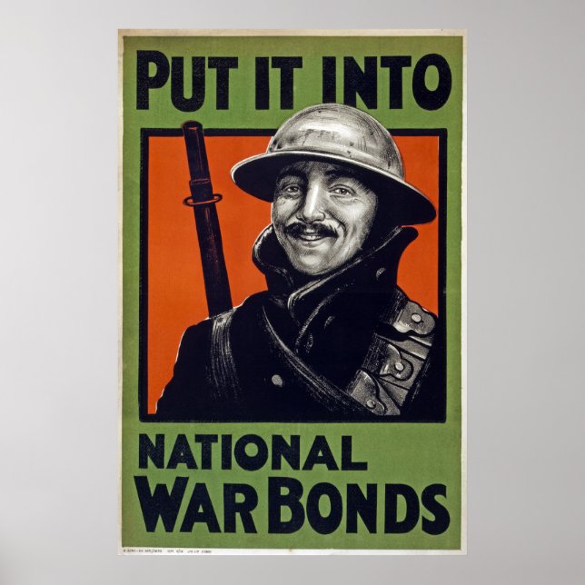 Poster Mettez-Le Dans Les Obligations De Guerre Nationale (Devant)