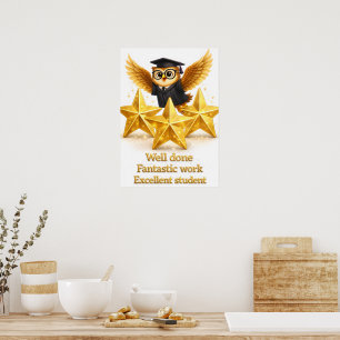 Poster Mettez tout bien fait, travail fantastique, excell