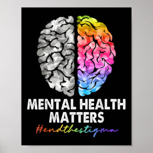 Poster Mettre fin à la stigmatisation de la santé mentale