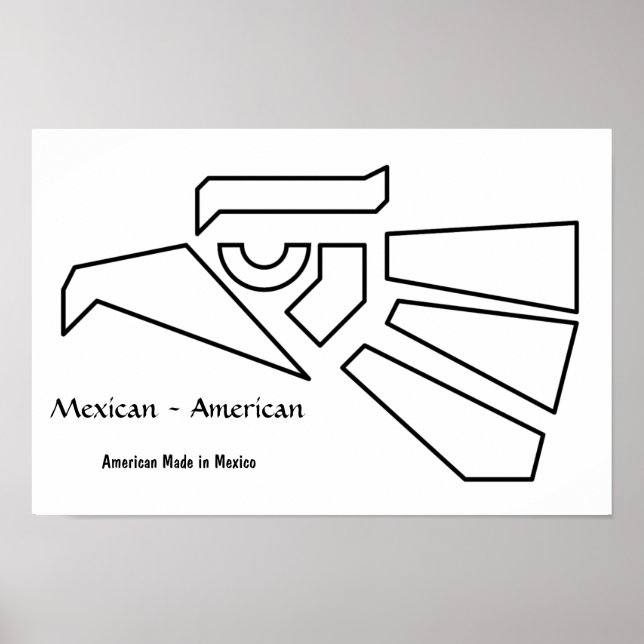 Poster mexicain-américain (Devant)