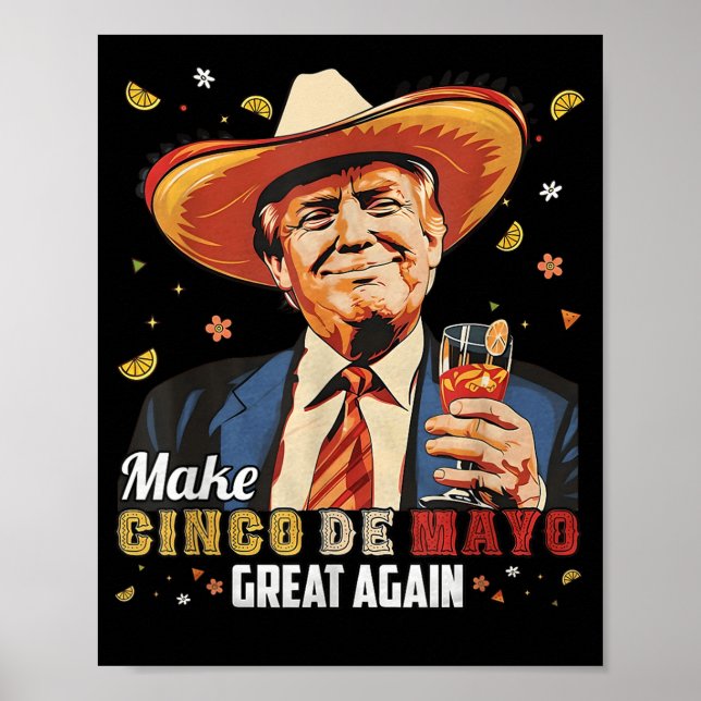 Poster Mexicain Rendre Fantastique Cinco De Mayo (Devant)