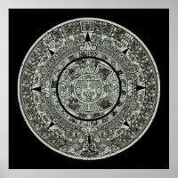 Mexicaine Aztec Sun Stone Maya Calendrier 1