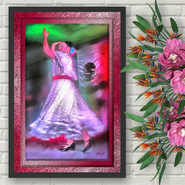 Poster Mexican Dancer 0175 Art Print (Créateur téléchargé)