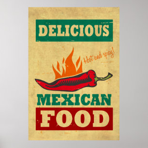 Poster Mexican Food