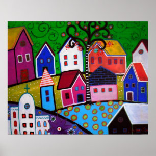 POSTER MEXICAN TOWN