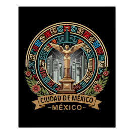 Poster Mexico City Mexico Central America