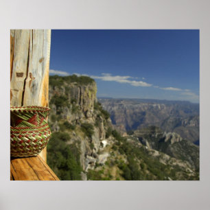 Poster Mexique, Chihuahua, Canyon du cuivre. Afficher dep