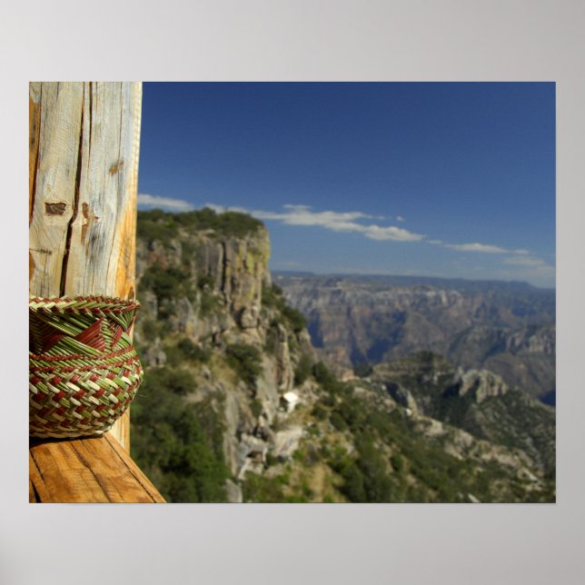 Poster Mexique, Chihuahua, Copper Canyon. Affichage depui (Devant)