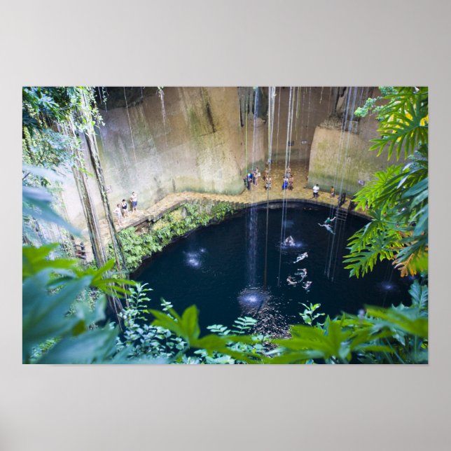 Poster Mexique, Quintana Roo, près de Chichen Itza, (Devant)