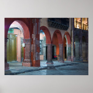 Poster Mexique, San Miguel de Allende, Le Jardin,