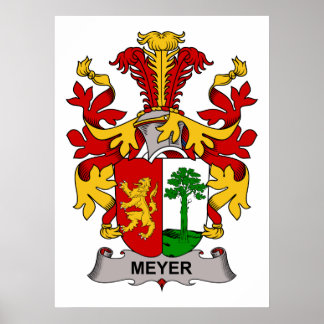 Poster Meyer Family Crest