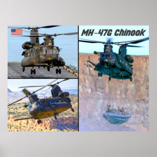 POSTER MH-47G CHINOOK
