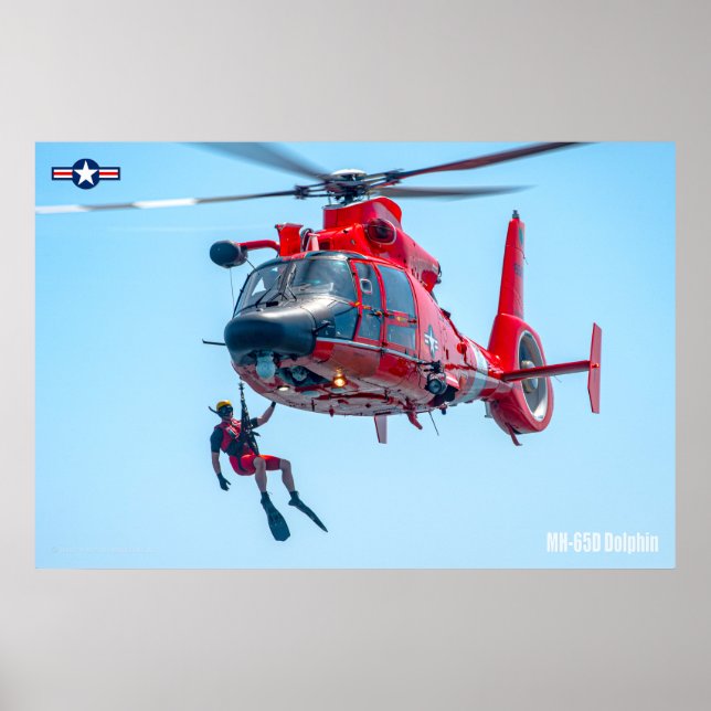 POSTER MH-65D DAUPHIN (Devant)