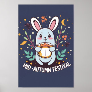 Poster Mi-automne Festival Rabbit