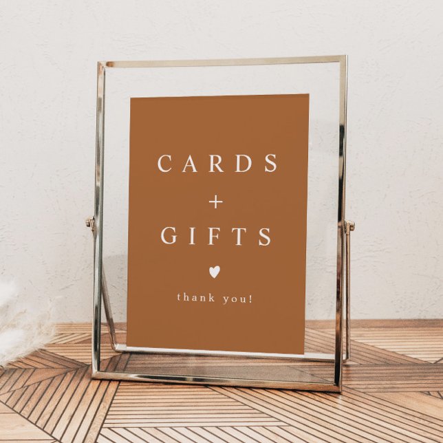 Poster MIA Boho Terracotta Burning Orange Cartes et Cadea (Créateur téléchargé)