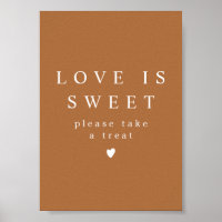 MIA Boho Terracotta Love is Sweet Take a Treat