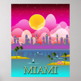 Poster Miami Beach Floride