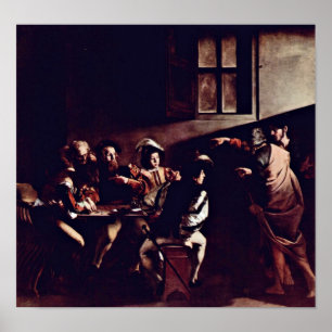 Poster Michaël Angelo Merisi DA Caravaggio - St Matthew