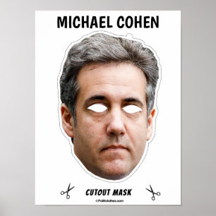 Poster MICHAEL COHEN Masque Halloween