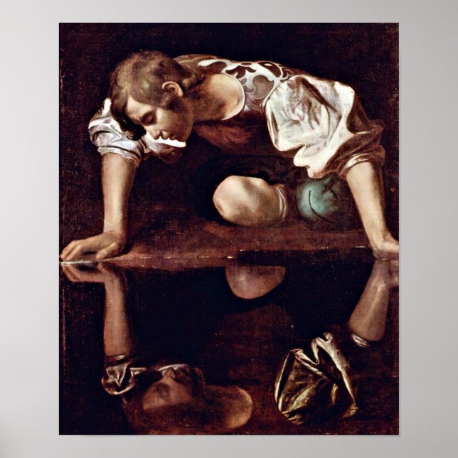 Poster Michelangelo Merisi da Caravaggio - Narcissus (Devant)