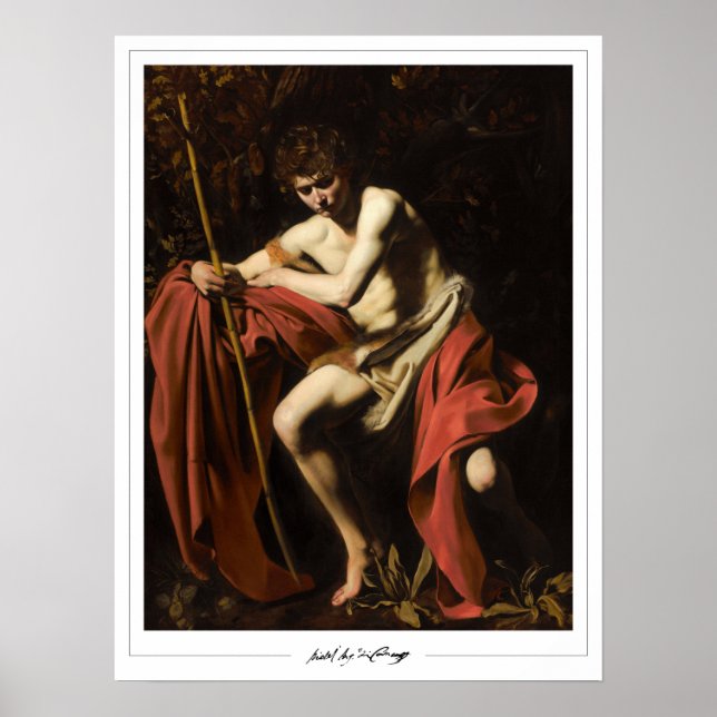Poster Michelangelo Merisi da Caravaggio Zedign Art Poste (Devant)