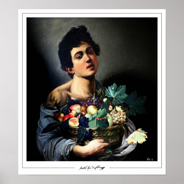 Poster Michelangelo Merisi da Caravaggio Zedign Art Poste (Devant)