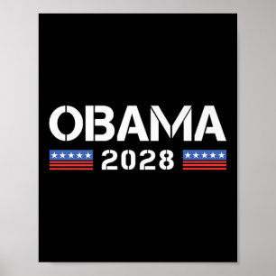 Poster Michelle Barack Obama Pour Président 28 2028 4ème 