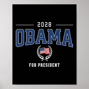 Poster Michelle Obama 2028 Pour Patriote Démocrate Présid