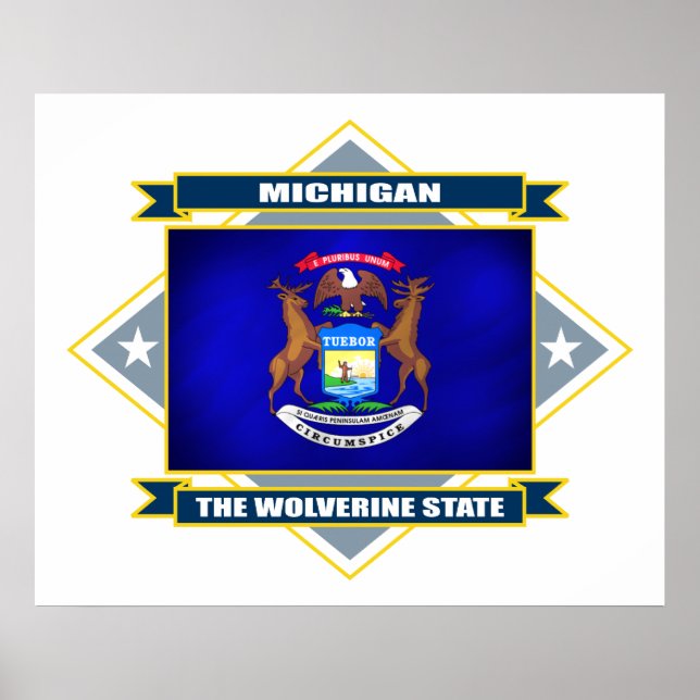 Poster Michigan Diamond (Devant)