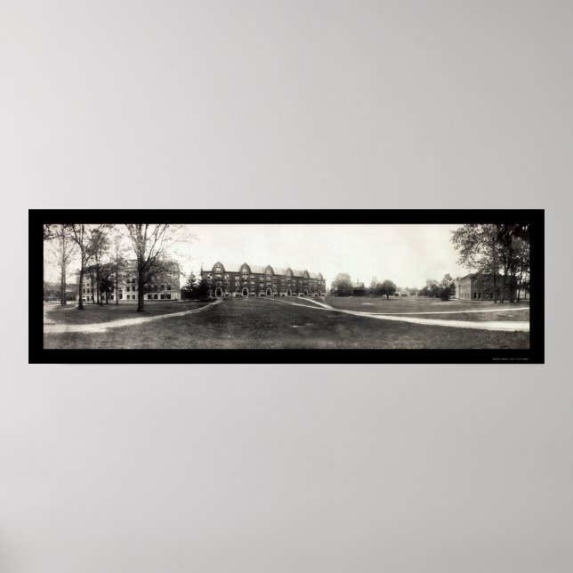 Poster Michigan State University Photo 1912 (Devant)