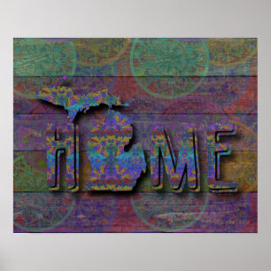 Poster Michigan Style Boho