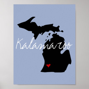 Poster Michigan Town