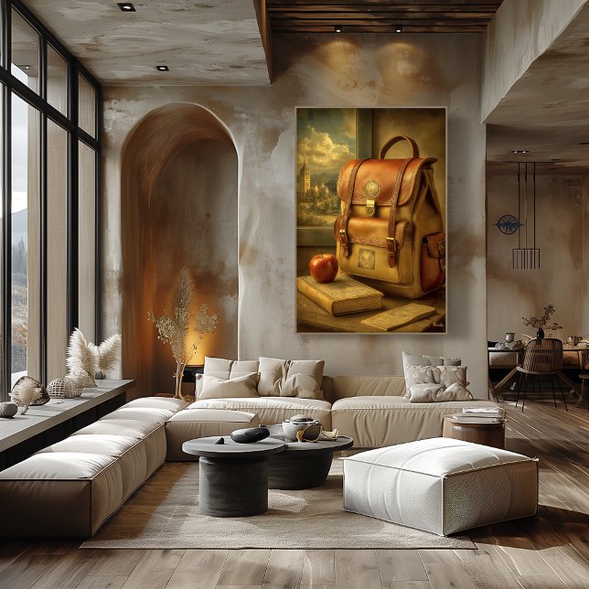 Poster Mid-Century Retro Education Art – Timeless Journey (Créateur téléchargé)