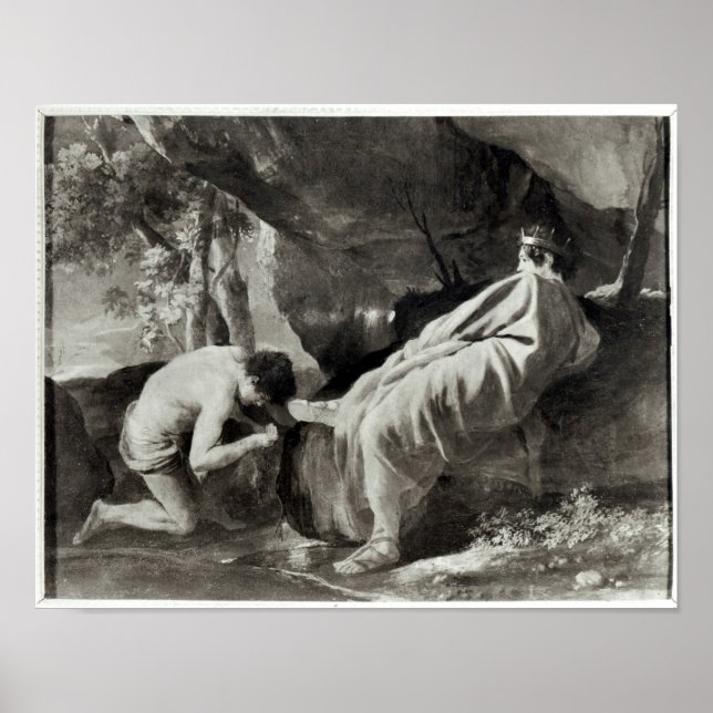 Poster Midas à la source du Pactolus (Devant)