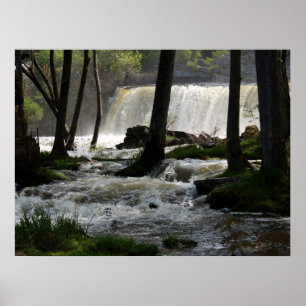 Poster Middlebury Falls à Middlebury, Vermont