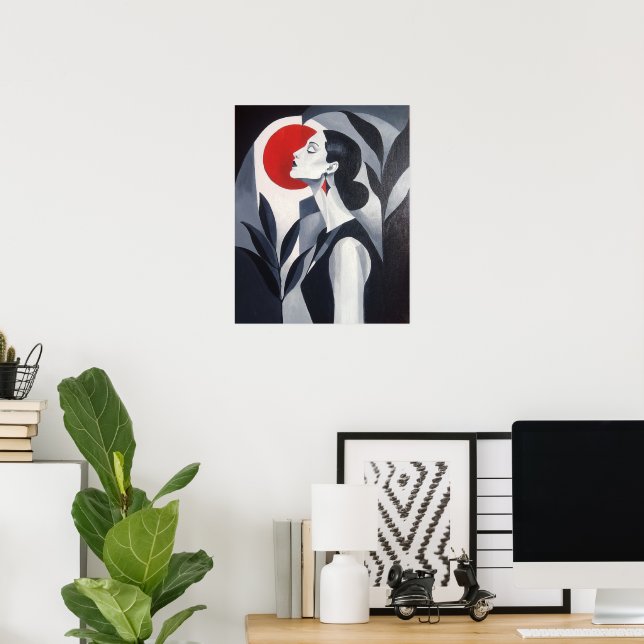 Poster "Midnight Radiance" (Heimbüro)
