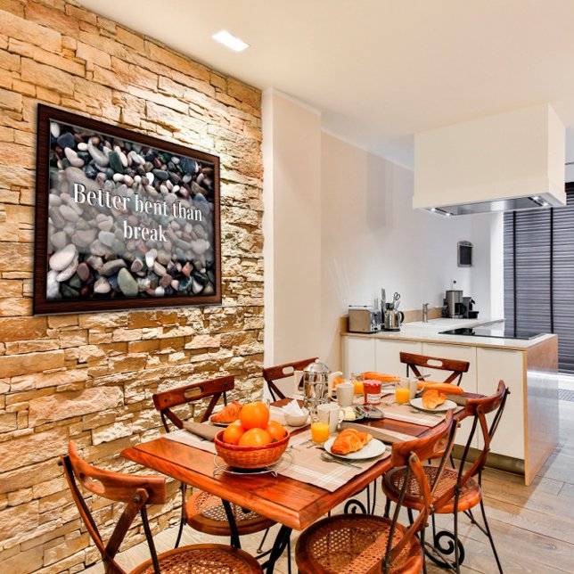 Poster Mieux vaut plier que casser l'affiche de motivatio (Créateur téléchargé)