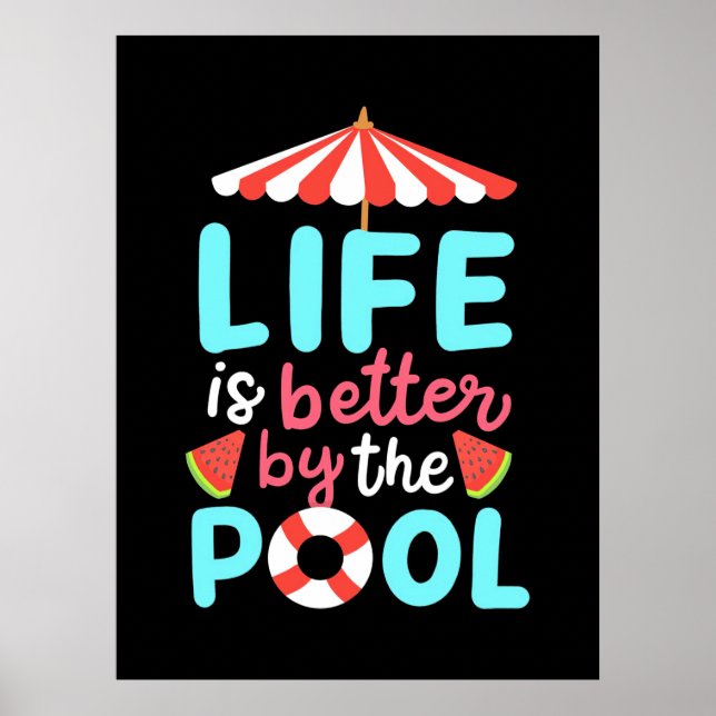 Poster Mieux Vivre Au Bord De La Piscine (Devant)