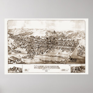 Poster Mifflinburg, PA 1884