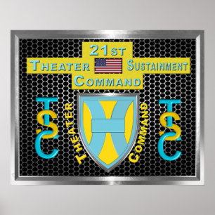 Poster Mighty 21st Theater Sustainment Command