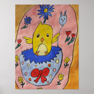 Poster mignon de Pâques