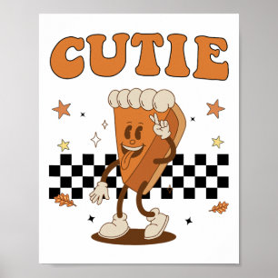 Poster Mignon de Thanksgiving Enfant Drôle Garçon Fille E
