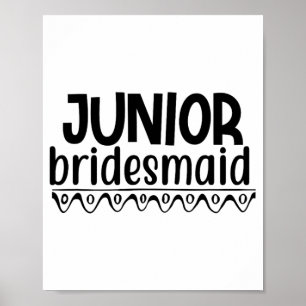 Poster Mignonne Jeune Femme Mariage Amour Mariage Mariage